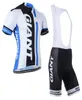 pantaloncini in jersey a maniche corte da ciclismo team set abbigliamento estivo da ciclismo outdoor Kit senza maniche D13072393929