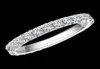 AEW Solid 14k 585 White Gold 12CTW 2mm DF Color Moissanite Eternity Wedding Band Moissanite Ring for Women Ladies Ring J01123790845