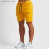 Shorts pour hommes Hommes été coton Shorts de sport Fitness entraînement Jogging pantalons de survêtement longueur au genou mâle plage pantalons de survêtement courts vêtements de sport T240227