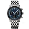 Multifunction Mens Automatic Breit Watch 50 مم مصمم حزام جلدي مصمم لاعب Sapphire Super Montre de Luxe BB2 Quartz-Battery Men Watches