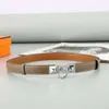 New Leather Buckle Belt Fashion Designer Slim Waist Belt Width 1.8cm Simple All-match Decoration With Dress Coat Blazer Sweater Ladies Belt