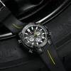 Cheetah Mens Watches Top Luxury Brand Fashion Sport Watch for Men Chronograph Waterproof Quartz Wristwatch Silicone Mane Clock 240220