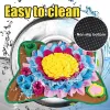 Toys Dogs Snuffle Mat Pet Leak Food Anti Kvånande mat Cat Dog Training filt Näs Toy Pet Secking Feed Intelligence Mat