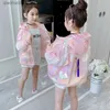 Rash Guard Shirts Girls summer sun protection jacket childrens jacket casual childrens clothing 5 6 8 10 12 14 years old Q240227