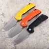 Special Offer A2267 High End Flipper Knife 14C28N Stone Wash Tanto Point Blade CNC G10 Handle Ball Bearing Fast Open EDC Pocket Knives