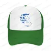 Berets grecka mapa flag mapa baseballowa czapka baseballowa letnie mężczyźni na świeżym powietrzu kobiety modne sportowe czapki Hip Hop Trucker