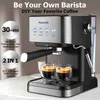 Cafetières Norme américaine italienne semi-automatique concentrée haute pression extraction mousse de lait machine à café CM3010 240227