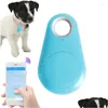 Collari per cani Guinzagli Collari per cani Gps portatile Tracciamento chiave Localizzatore mobile Dispositivo intelligente anti-smarrimento Promemoria allarme Controllo app Anti perdita Dhqu1