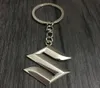 Fashion Suzuki Logo Car Keychain Keyrings Auto Emblems 3D key Holder Car key Fob Auto Parts For Suzuki Swift SX4 Grand Vitara7722342