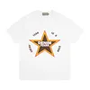 Дизайнерская футболка Mens Tshirt Europe и Соединенные Штаты Hip Hop Personality Poam Donut Kapok Круглый шея с коротким рукавом летние новые свободные дизайнерские рубашки 23