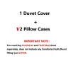 Uppsättningar duvet Cover 3D Anime Stitch Pattern Däcke Cover Set Pillow Case Bäddsuppsättning Singel Double Queen Support Custom Size Kids