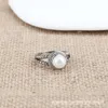 Desginer David yurma jewelry Davids Imitation Pearl Ring with Imitation Diamond New David Ins