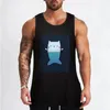 Erkek tank üstleri purrmaid üst tişörtler erkek tişört kas fit singlet için