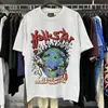 Mens T-shirts Hellstar Shirt Top Quality 100% Cotton Men t-shirt grafisk tees streetwear hip hop mode kvinnor överdimensionerad vit svart lös tee kort vjqh