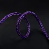 Аксессуары Nicehck Purplese Audio Cable Импортированный 8 прядей Furukawa Медный провод для наушников 3,5/2,5/4,4 мм MMCX/0,78 мм 2PIN для M5 Zetian Wu