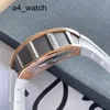Últimos relógios de pulso femininos relógio de pulso RM Watch Mens Series Rm11-01 Rose Gold Side Titanium Mancini Automatic Mechanical 50x42.7mm Mens Watch