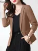 Zanzea Women Elegant Ol Jackets Autumn Label Neck Long Sleeve Suits Suits Disual Slim Office Lady Outwear Solid Coats 240227