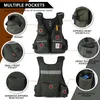 Men Professional Life Jacket Buoyancy Suit Portable Fishing Vests Multi-Pockets Waterproof Sea Fishing Adjustable Vest 240219