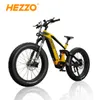 حرة Shippinng Hezzo الكربون الألياف الدهون Ebike 1000W 52V Bafang M620 Mid Drive الدراجة الكهربائية 21AH LG 26x4.8