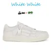 2024 Loopschoenen Bones Runner Top Laag Skelet Dames Heren slide Zwart Wit Hoog Leer Luxe Sportschoenen Kant Schoenen Originele Sport Skeletten Coach