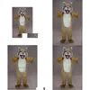 Mascot Halloween Bobcat Costumes Cartoon Character Adt Women Men Dress Carnival Unisex Adts Drop Delivery Apparel Dhm5A