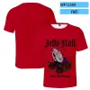 Jelly Roll Skeleton Schädel 3D Print T Shirt Frauen Männer Sommer Mode Oansatz Kurzarm Lustige T-shirt Graphic Tees Streetwear