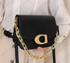 Women Idol Handbag Designer Co Chain Bag Luxury C-Shaped Shoulder Crossbody Bags Ladies High Quality Leather Flip hasp kuvert plånbok pursar dhgate sacoche