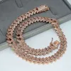 GRA Certyfikat GRA Złoty naszyjnik Sterling Sier Vvs Moissanite Diamond Hip Hop Iced Out Cuban Link Chain