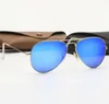 Mann Hochwertige Doppel-Designer-Sonnenbrille Damen Klassische Gläser Sonnenbrille Fliegermode Strand Strahlenschutzbrille Dame Polarisierende Brille