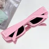 Rectangular Sunglasses 40245 Pink/Dark Gray Cat Eye Women Luxury Glasses Shades Designer UV400 Eyewear