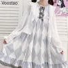 Chaquetas japonesas de lolita para mujer, chaqueta fina con protección solar, ropa bonita de manga larga con capucha y Orejas de conejo, abrigos holgados Kawaii para niña de verano