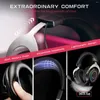 Gaming Headset With Stereo Sound/Detachable MIC/RGB/Line Control Over-Ear Headphone For PC PS4 PS5 Xbox -AMPLIGAME H3