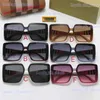 Sonnenbrille 2024 Neue Quadratische Rahmen Sonnenbrille Frauen Männer Licht Luxus Marke Designer Anti-Ultraviolette Strahlen Gradienten Übergroßen Sonnenbrille Männer T240227