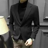 Abiti da uomo Completo da uomo Cappotto completo a due bottoni Pantaloni Formali Business Professionale Tempo libero Versione coreana Slim Fit XB