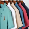 Polos pour hommes Kubro Marque Polo en coton brodé Haut de gamme Haut de luxe Summer Casual Revers T-shirt à manches courtes Mode coréenne Hommes