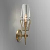 Wall Lamp Modern Crystal Gold Sconce Lights AC110V 220V Fashion Luxury Lustre Living Room Bedroom Light Fixtures