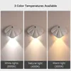 مصباح الجدار LED Motion Motion Sensor Lighting USB Type-C قابلة لإعادة الشحن ضوء ليلي لاسلكي لزخارف غرفة المعيشة ديكور عيد الفصح