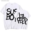 Herren T-Shirts Lil Peep Sus Boy Grafik T-Shirt Herren Cool Hip Hop Rapper T-Shirt Männer Frauen Baumwolle Kurzarm T-Shirts Gothic Streetwear T240227