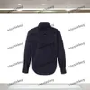 Xinxinbuy 2024メンデザイナージャケットエンボスレターポケット1854デニムジャケット長袖女性ブラックブルーS-XL