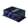 Förstärkare BluetoothCompatible HIFI Audio Power Amplifier 2x200W Dual Channel med RCA Input HighFidelity Mini Audio Power Amplifier