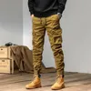 Caayu joggers last byxor män avslappnad y2k multipock man byxor svettbyxor streetwear techwear taktiska spår svarta byxor män 240227