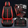 Car Seat Covers Luxury Cover Universal PU Leather Vehicle Cushion Protector Pad Auto Interior Accessories