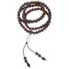 Charm Armband Sandalwood 108 pärlor Buddha Rosary Wood for Women Prayer Lovers