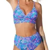 2024 nouveau Bikini fendu fleur vente chaude vente chaude Amazon transfrontalier femmes maillots de bain fabricant Spot vente en gros