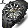 Cheetah Mens Watches Top Luxury Brand Fashion Sport Watch for Men Chronograph Waterproof Quartz Wristwatch Silicone Mane Clock 240220