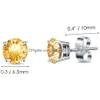 Hanger kettingen 1Ct Moissanite Stud Oorbellen Womenv Vs1D C Olorh Ypoallergenicr Ealw Hiteg Oldp Lated9 25S Terlings Ierl Abd Iamonde Dhpxr