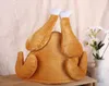 Chapeaux de dinde rôtie en peluche, créations effrayantes, chapeau de décoration, poulet cuit, oiseau secret pour Costume de Thanksgiving, habillage de fête9891250