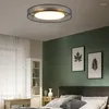 Plafoniere Luce a LED Tutto in rame Soggiorno moderno Nordic Semplice Rotondo Camera da letto Illuminazione decorativa