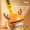 Otamatone Instrument de musique électronique japonais pour enfants synthétiseur de tonalité électrique têtard Kawaii Kid Kalimba Piano jouet 240226