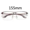 النظارات الشمسية Vazrobe 155mm نظارات eyglass كبيرة الحجم